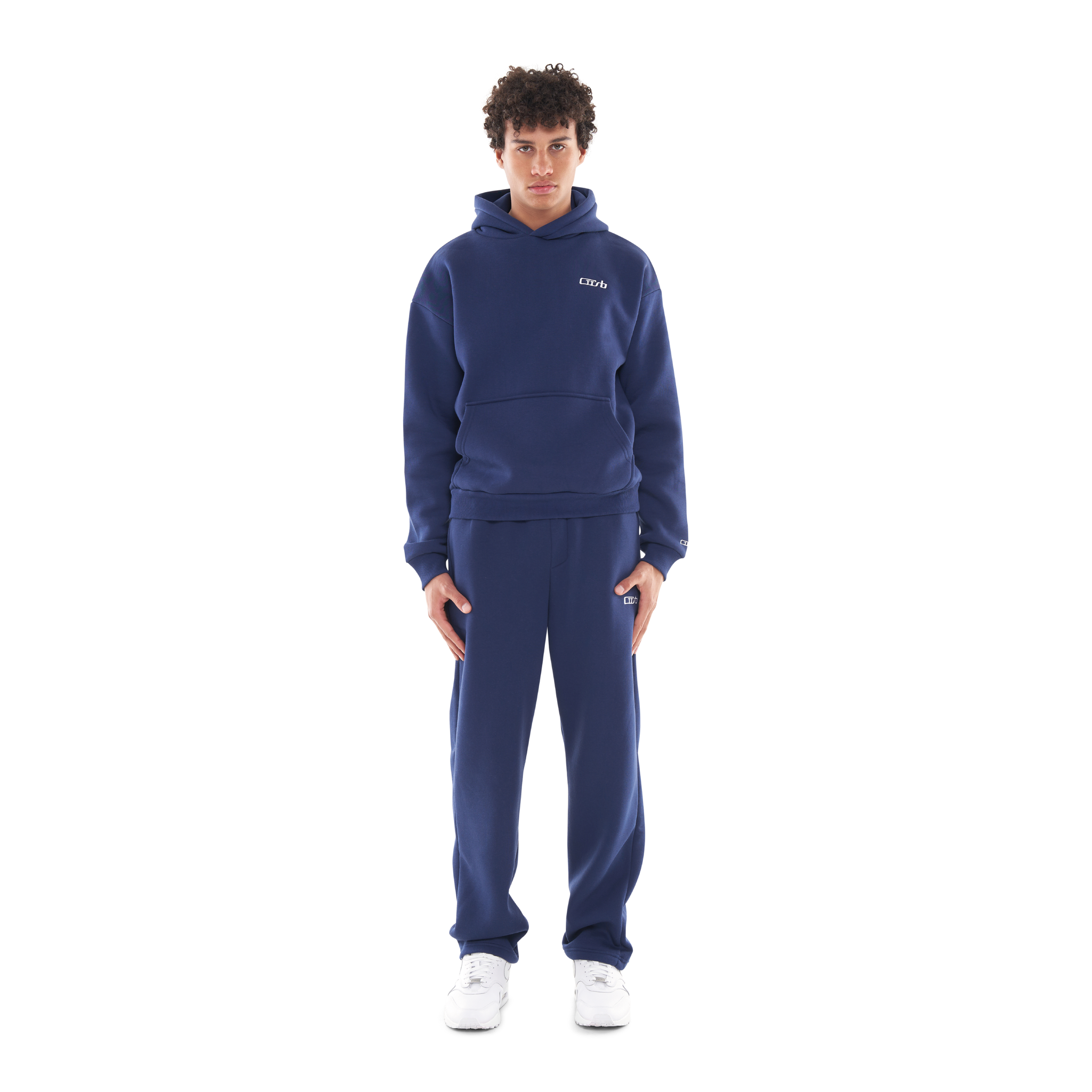 OPEN LEG JOGGER NAVY BLUE