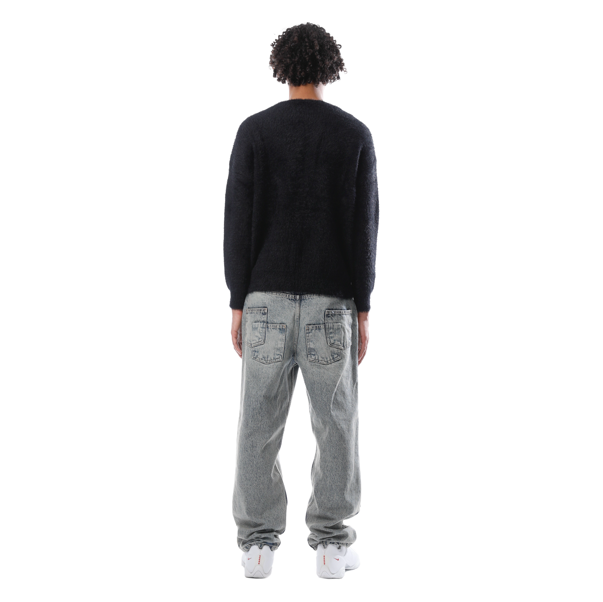 HEART MOHAIR BLACK