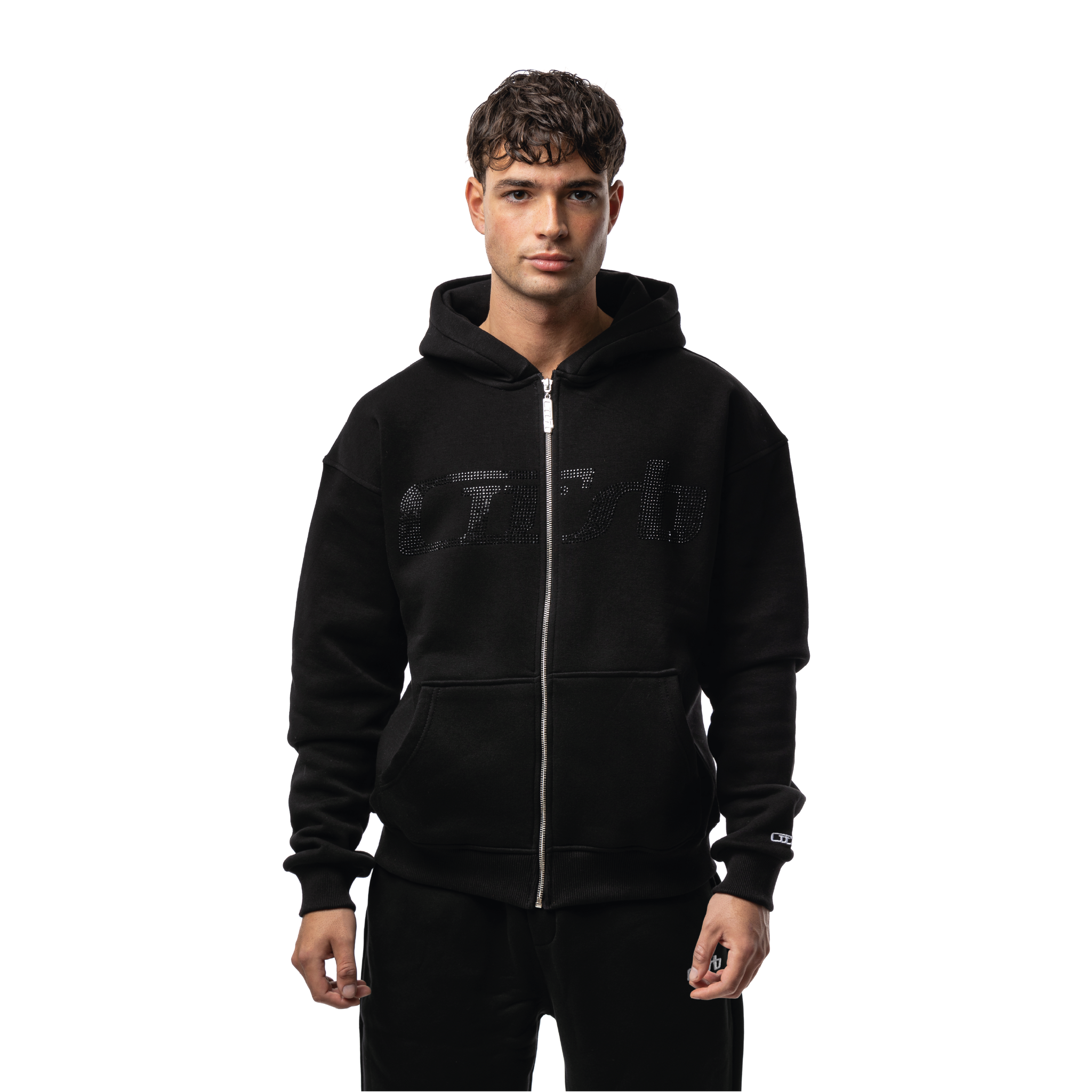 ICE ZIP-UP BLACK ON BLACK