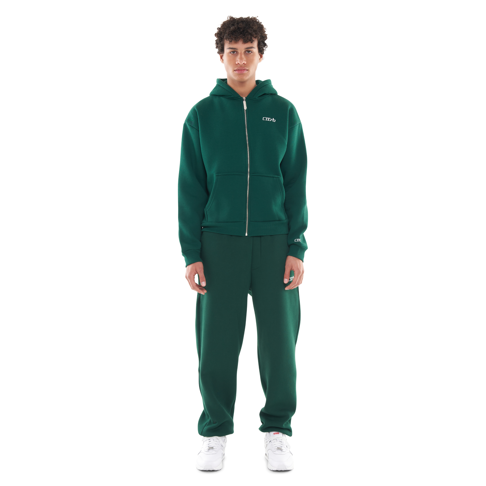 ZIP-UP DARK GREEN