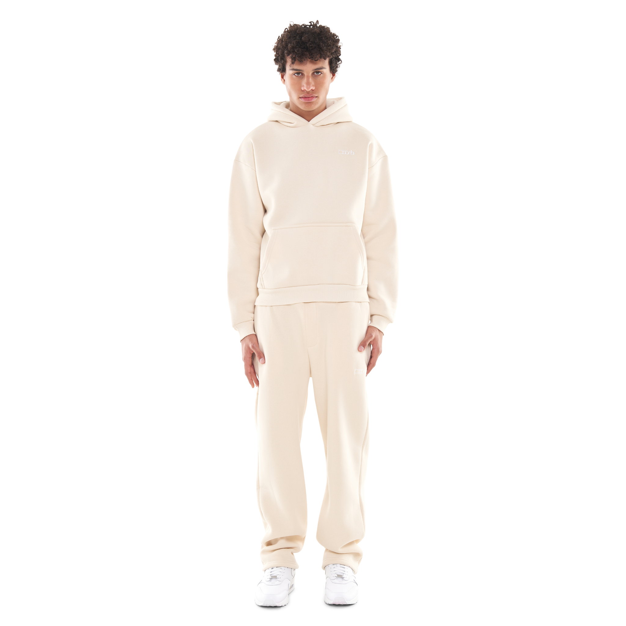 OPEN LEG JOGGER CREAM