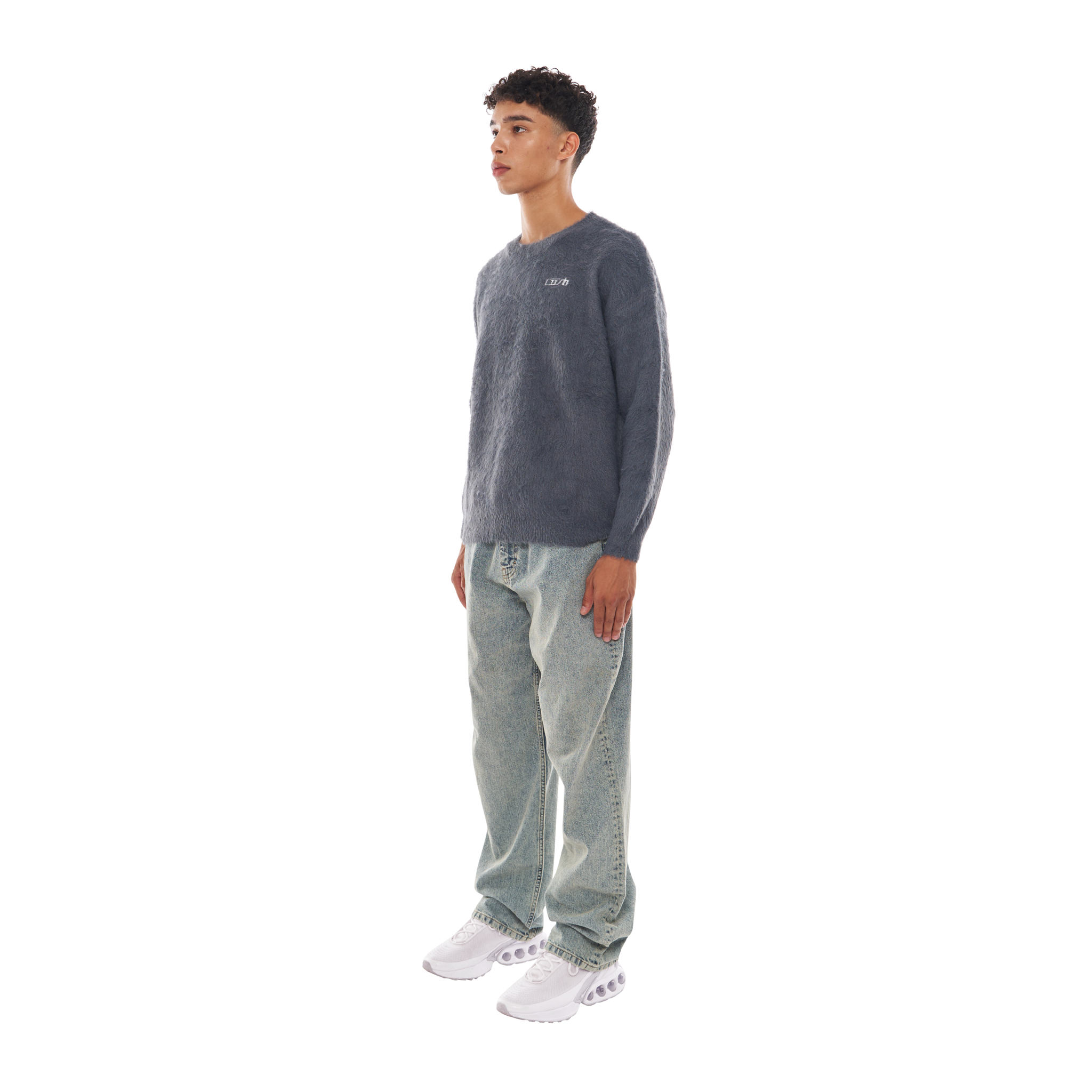 MOHAIR SWEATER GREY