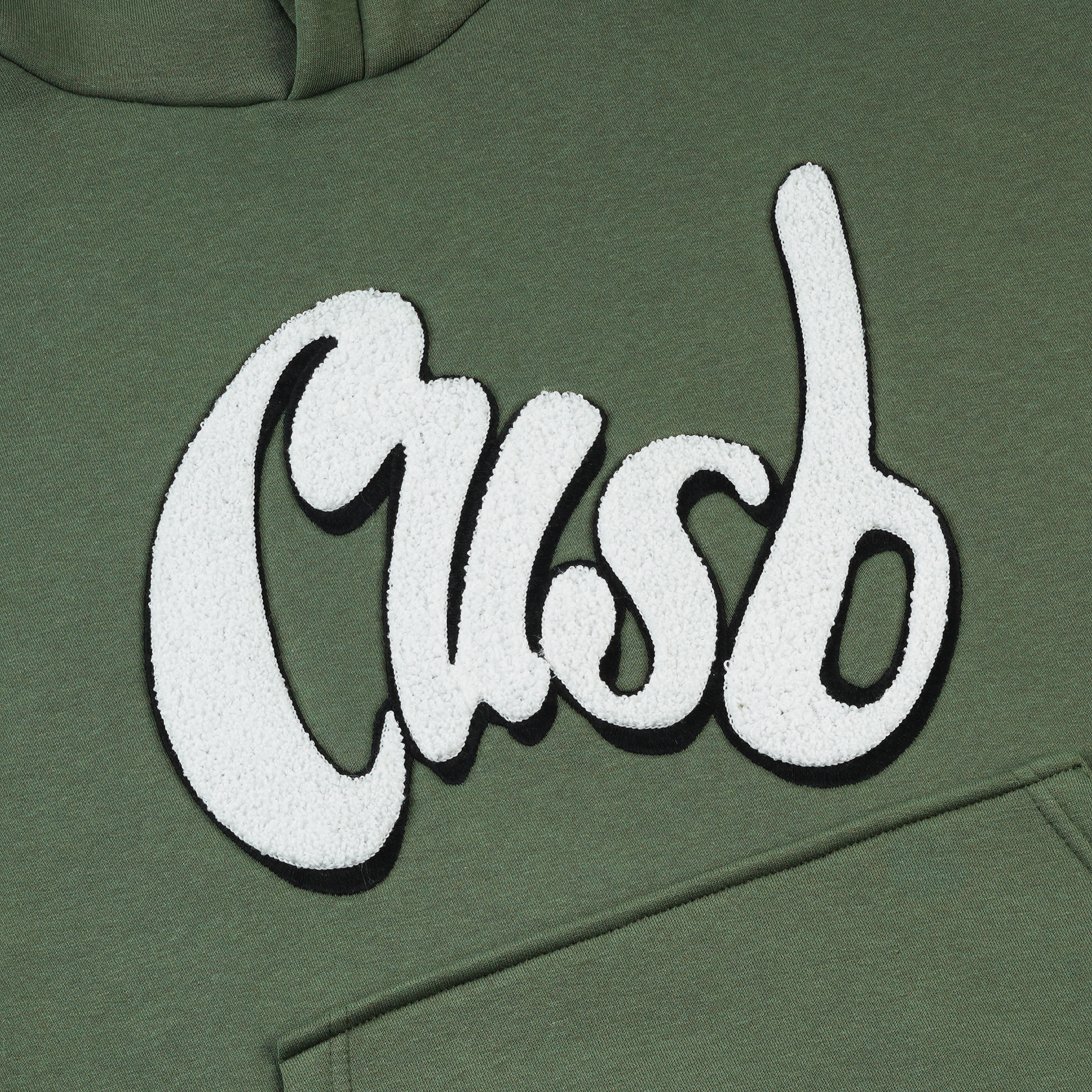 WAVE HOODIE BRONZE GREEN