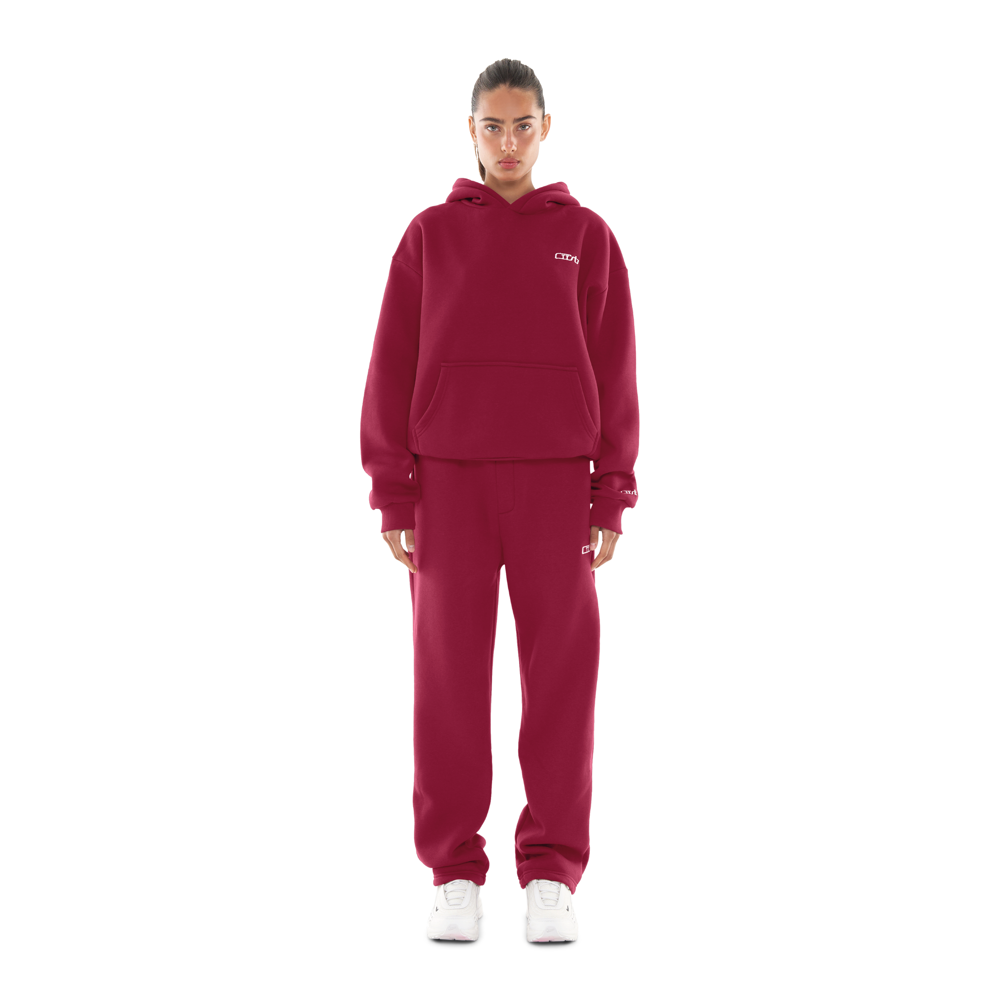 OPEN LEG JOGGER RICH RED