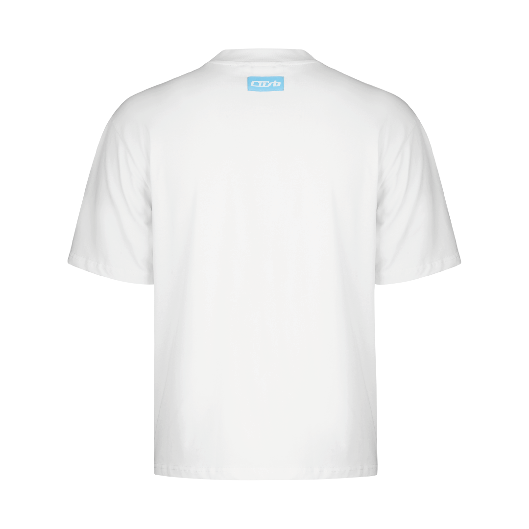 RHINESTONE TEE WHITE